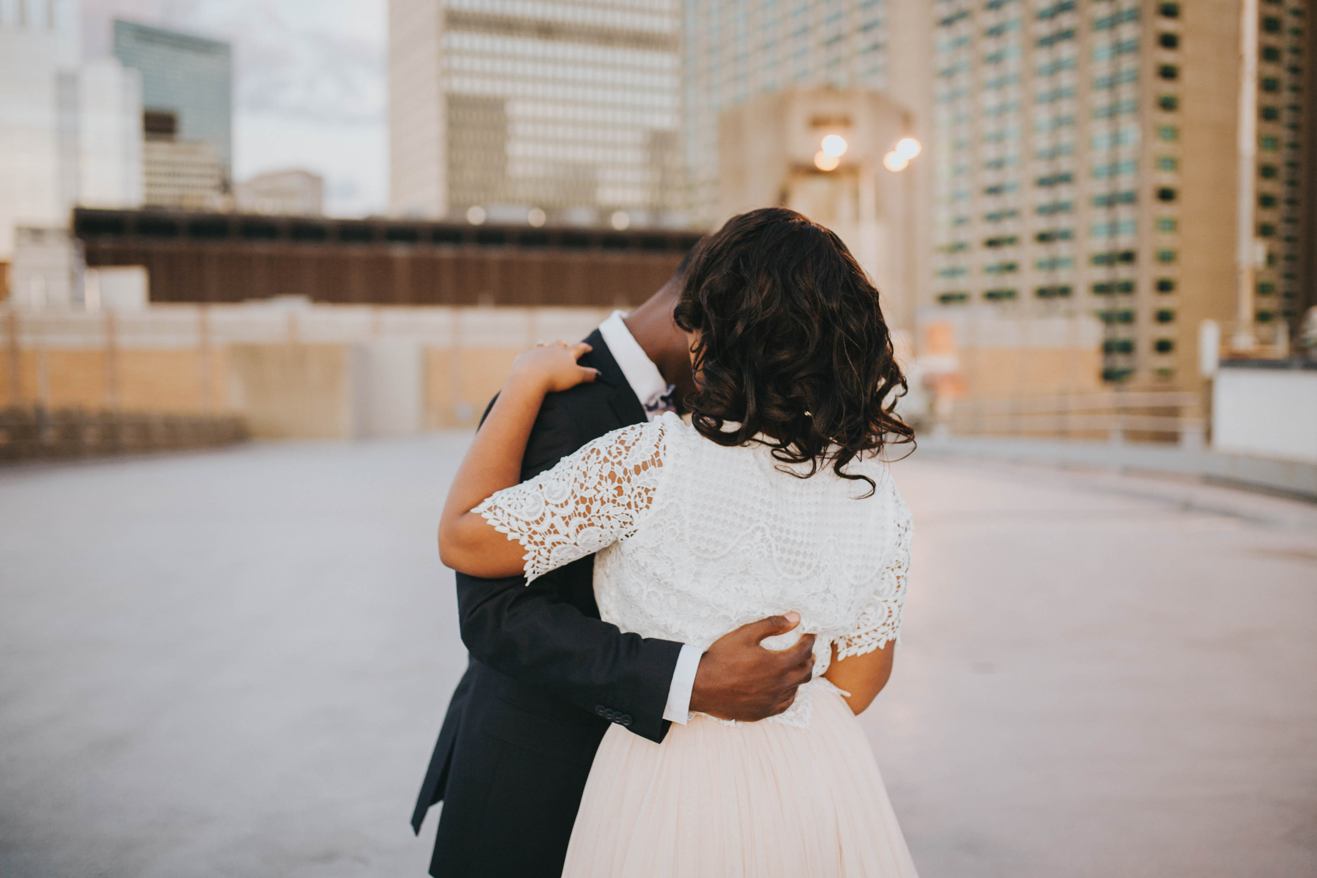 Rooftop Dancing Engagement Session
