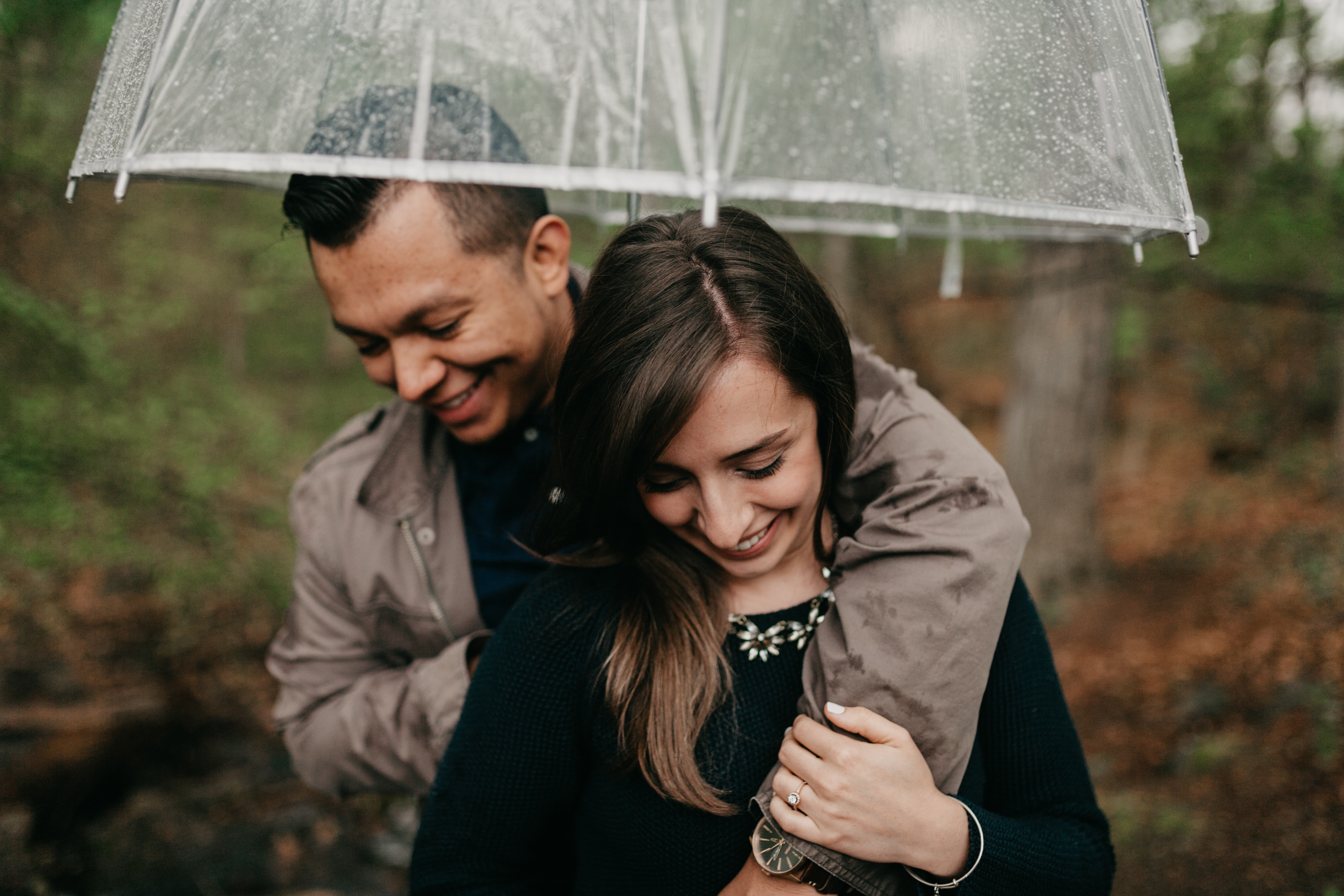 Jessica + Tito Engagement Session rainy day engagement session