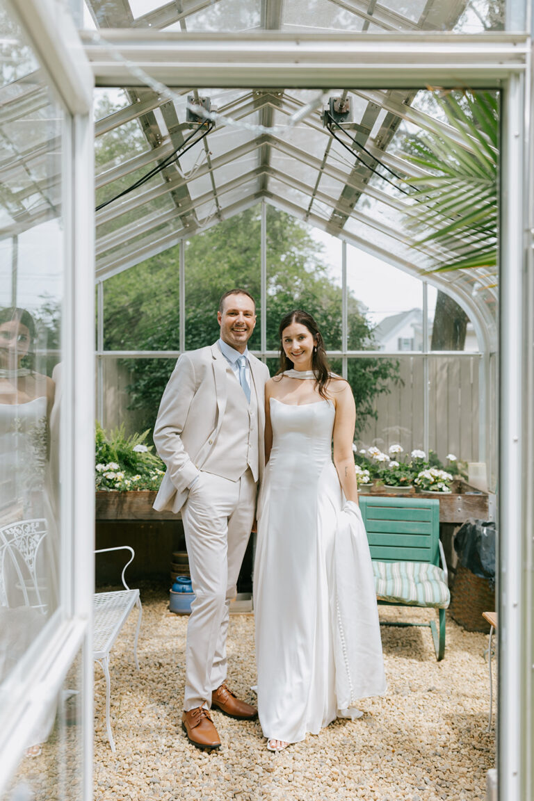 Italian summer backyard wedding
